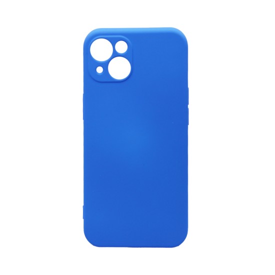 Silicone Case with Camera Shield for Apple iPhone 13 Light Blue