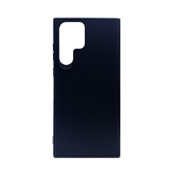Capa de Silicone Macio para Samsung Galaxy S22 Ultra Preto Capa de Silicone Macio para Samsung Galaxy S22 Ultra Preto