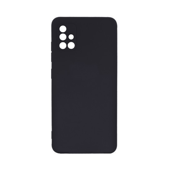 Capa de Silicone com Moldura de Câmera para Samsung Galaxy A51 Preto