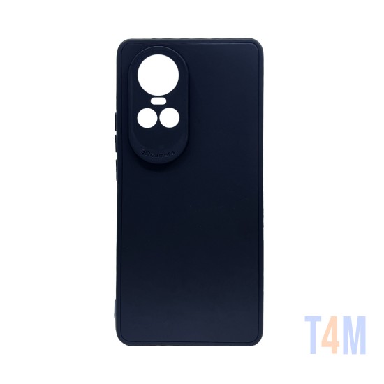 Silicone Case with Camera Shield for Oppo Reno10 5G Black