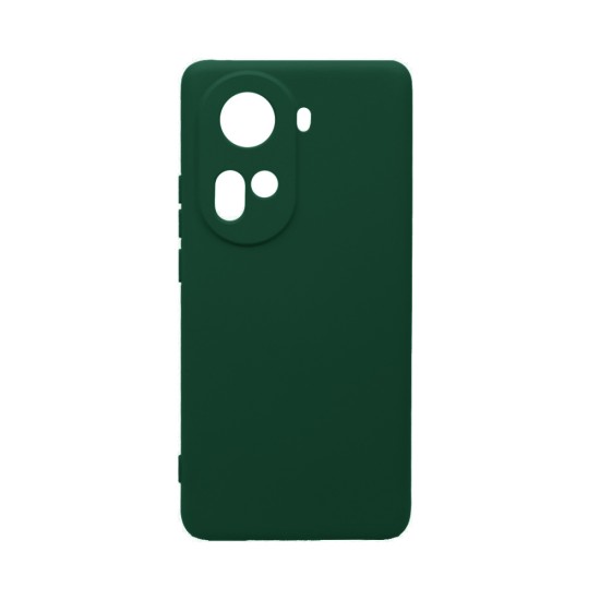 Silicone Case with Camera Shield for Oppo Reno11 5G Green