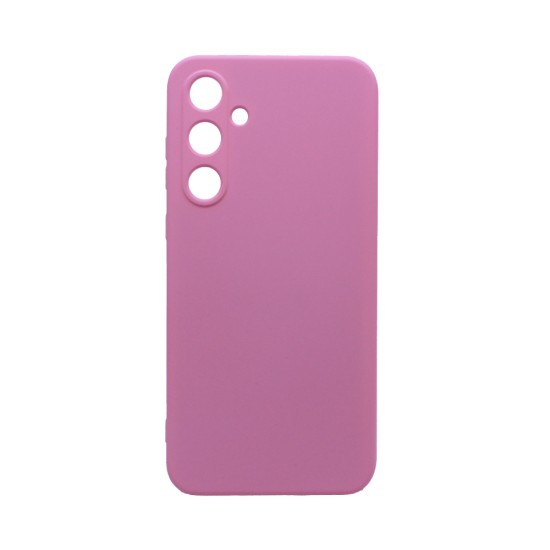 Silicone Case with Camera Shield for Samsung Galaxy A35 5G Pink