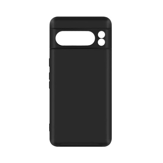 Silicone Case with Camera Shield for Google Pixel 8 Pro Black