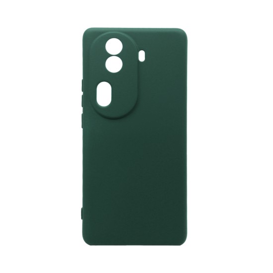 Silicone Case with Camera Shield for Oppo Reno11 Pro Dark Green