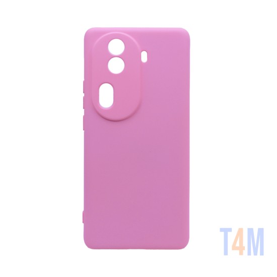 Capa de Silicone com Moldura de Câmera para Oppo Reno11 Pro Rosa