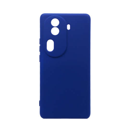 Silicone Case with Camera Shield for Oppo Reno11 Pro Dark Blue