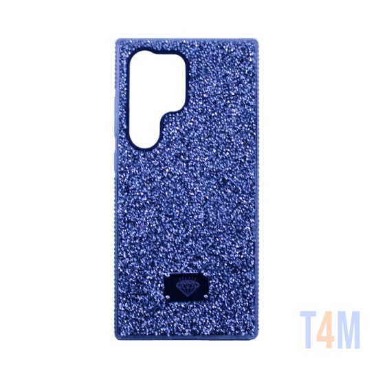 Capa Duro Designer para Samsung Galaxy S24 Ultra Azul