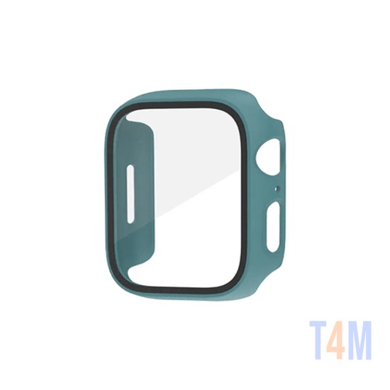 Capa+Vidro Temperado para Apple iwatch Série 45mm Verde
