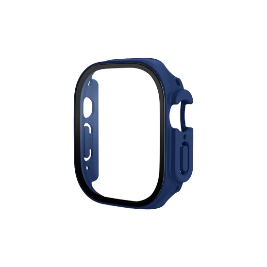 Capa+Vidro Temperado para Apple iwatch Série 49mm Azul