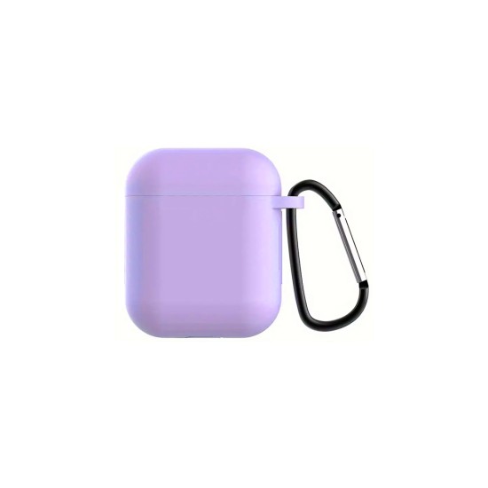 Silicone Case For Airpods 1/Airpods 2 Purple