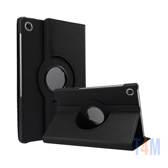 Capa de Flip para Lenovo Smart Tab M10 HD Plus/TB-X606F Preto