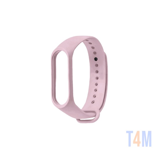 Bracelete de Silicone para Smartwatch Xiaomi Mi Band M5/M6 Rosa