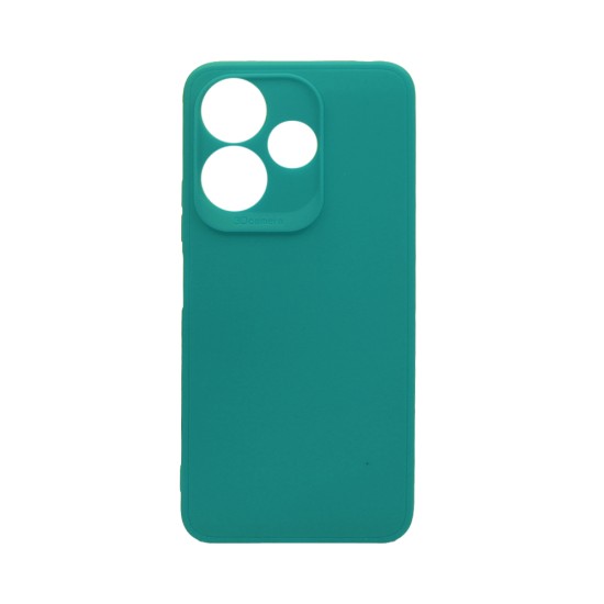 Soft Silicone Case with Camera Shield for Xiaomi Redmi 13 4G Green