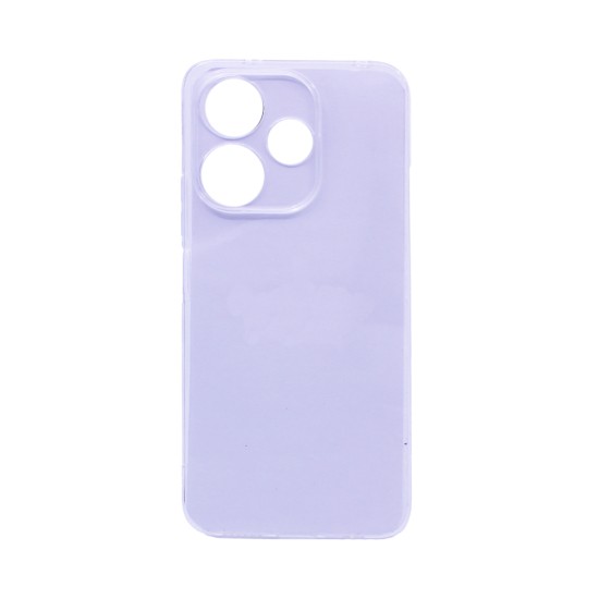 Soft Silicone Case with Camera Shield for Xiaomi Redmi 13 4g Transparent