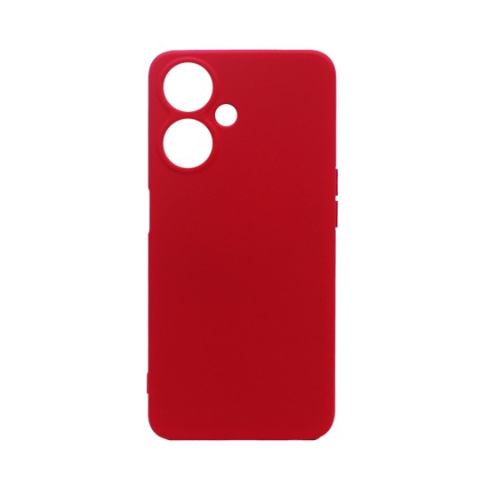 Silicone Case with Camera Shield for Oppo A59 5G Red