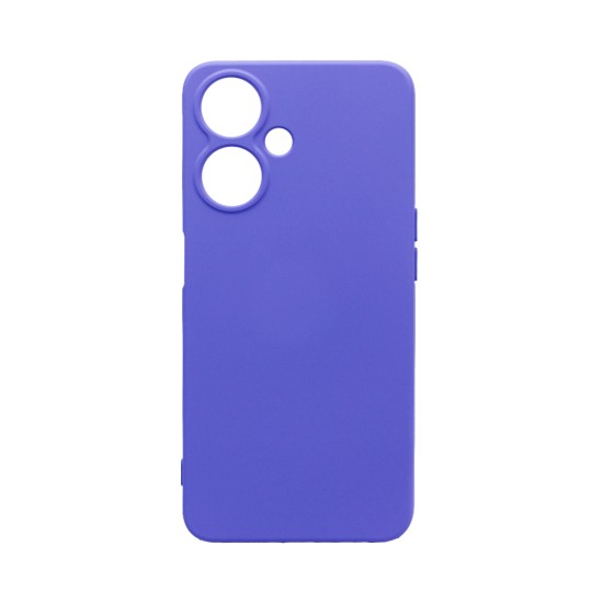 Silicone Case with Camera Shield for Oppo A59 5G Purple