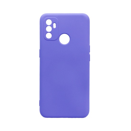 Silicone Case with Camera Shield for Oppo A53/A53s Purple