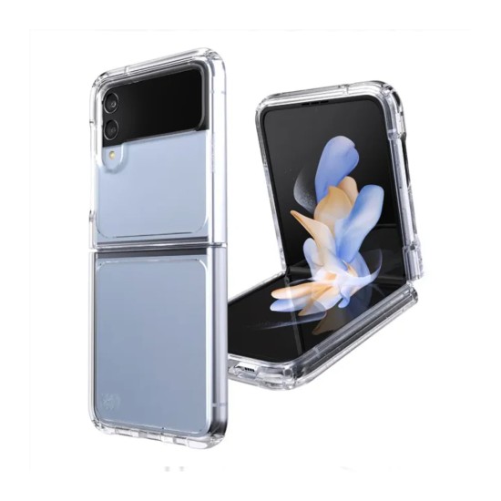 Hard Silicone Case for Samsung Galaxy Z Flip 4 5G Transparent