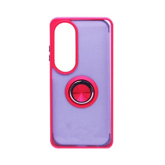 Case with Support Ring for Oppo A60 Smoked Red