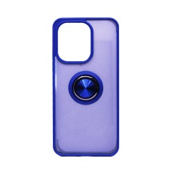 Case with Support Ring for Xiaomi Redmi 13 4G/Redmi Note 13R 5G Smoked Blue Case with Support Ring for Xiaomi Redmi 13 4G/Redmi Note 13R 5G Smoked Blue
