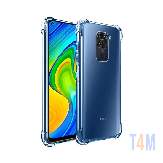 Funda de Silicona Dura Xiaomi Redmi Note 9 Transparente