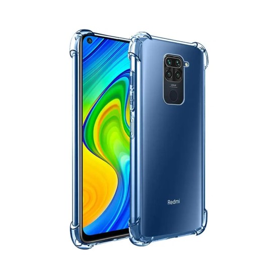 Hard Silicone Case for Xiaomi Redmi Note 9 Transparent