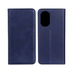 Capa de Couro com Bolso Interno para Oppo A98 5G Azul Capa de Couro com Bolso Interno para Oppo A98 5G Azul