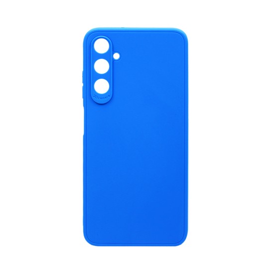 Capa de Silicone Macio com Moldura de Câmera para Samsung Galaxy A05S Azul