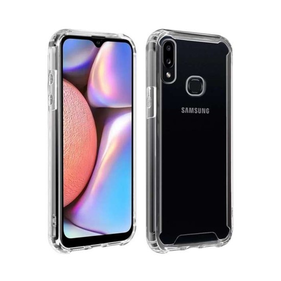 Hard Silicone Case for Samsung Galaxy A10S Transparent