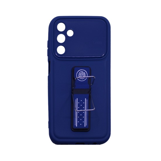 Sillicone Case with Support for Samsung Galaxy A15 Blue