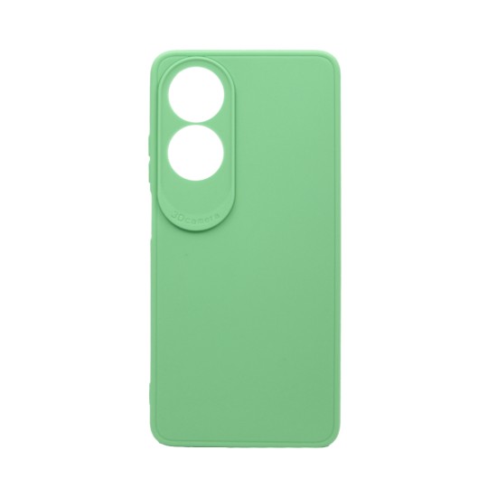 Soft Silicone Case with Camera Shield for Oppo A60 4G Parrot Green