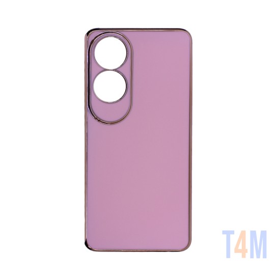 Designer Silicone Case with Camera shield for Oppo A60 Pink