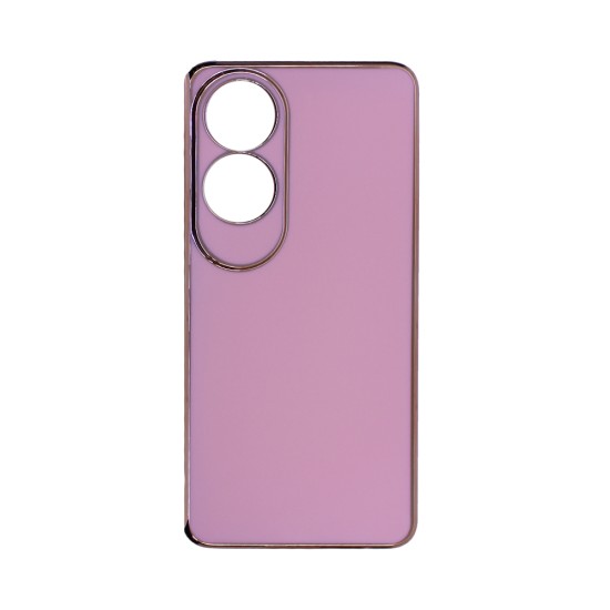 Designer Silicone Case with Camera shield for Oppo A60 Pink