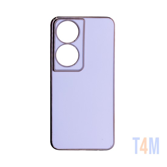 Funda de Silicona Diseño con Marco de Cámara para Huawei Honor 90 Smart Blanco