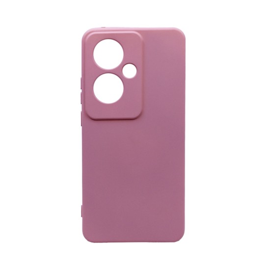 Silicone Case with Camera Shield for Oppo Reno11 F Pink