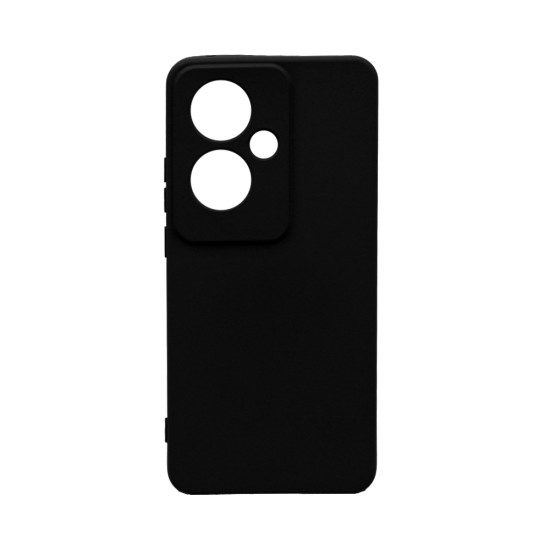 Silicone Case with Camera Shield for Oppo Reno11 F Black