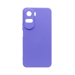 Capa de Silicone com Moldura de Câmera para Huawei Honor 90 Lite Roxo