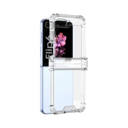 Funda de Silicona Dura Samsung Galaxy Z Flip 6 5G Transparente Funda de Silicona Dura Samsung Galaxy Z Flip 6 5G Transparente