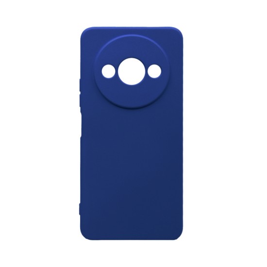 Silicone Case with Camera Shield for Xiaomi Redmi A3 Dark Blue