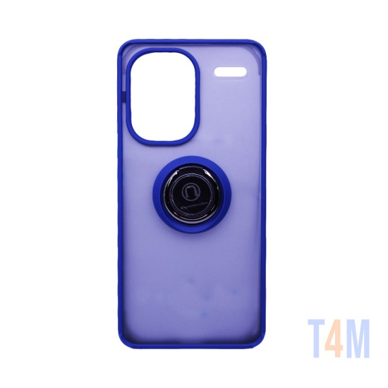 Case with Support Ring for Xiaomi Redmi Note 13 Pro Plus 5G Smoked Blue