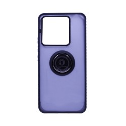 Capa com Anel de Suporte para Xiaomi Redmi Note 13 Pro 5G Preto Fumado