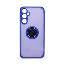Capa com Anel de Suporte para Samsung Galaxy A25 5G Azul Fumado