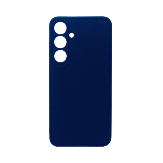 Soft Silicone Case with Camera Shield for Samsung Galaxy A05S Dark Blue