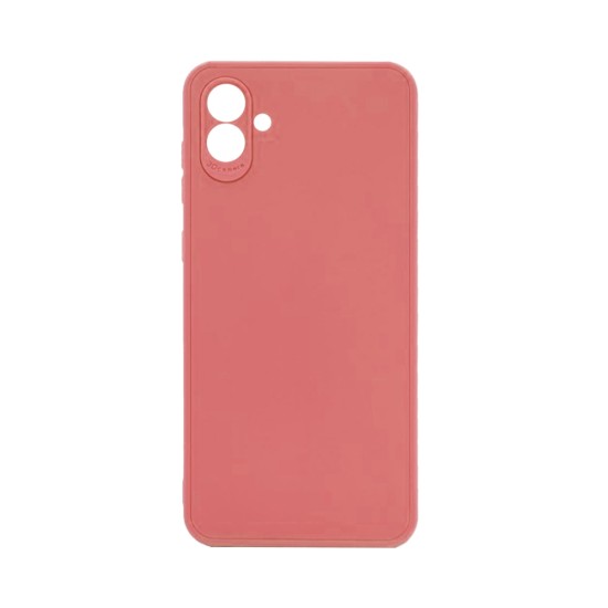 Soft Silicone Case with Camera Shield for Samsung Galaxy A05 Pink