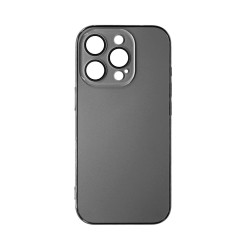 Designer Hard Case with Camera Protection for Apple iPhone 15 Pro Gray