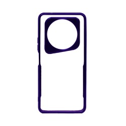 Capa Duro Transparente Para Xiaomi Redmi A3 Roxo