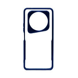 Capa Duro Transparente Para Xiaomi Redmi A3 Azul