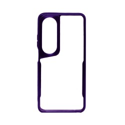 Capa Duro Transparente Para Oppo A60 Roxo