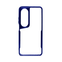 Capa Duro Transparente Para Oppo A60 Azul