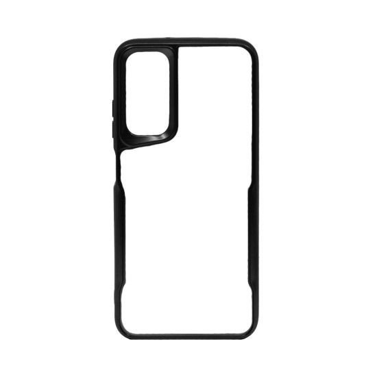 Transparent Hard Case for Samsung Galaxy A15 Black